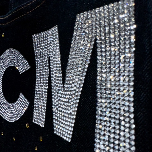 NWOT🔥🔥CM95 Skinny Coupe Moulante & Denim BLING JEANS!!  Perfect Condition! - Picture 11 of 16